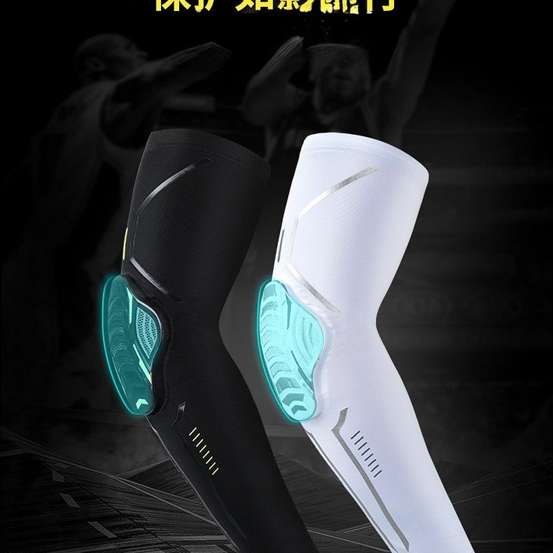 1 Piece Basketball Knee Pads Elastic Foam Volleyball Knee Pads Fitness Equipment Sports Training Support Wristbands